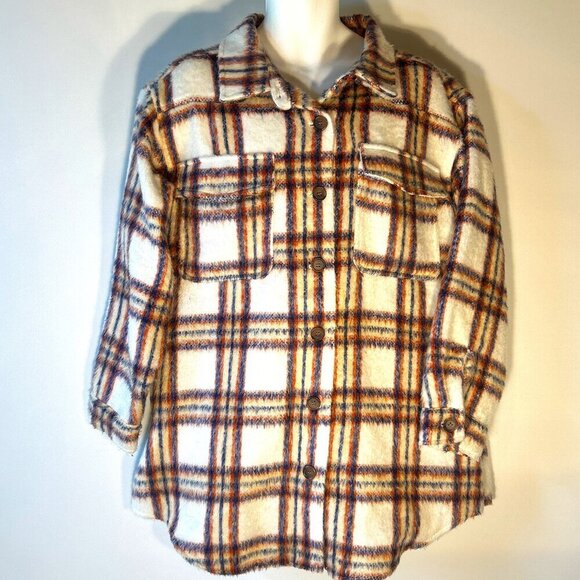 Maurices SZ XXL Plaid Timeless Shirt Jacket Warm Essential Preppy Ranch Western - Picture 2 of 12